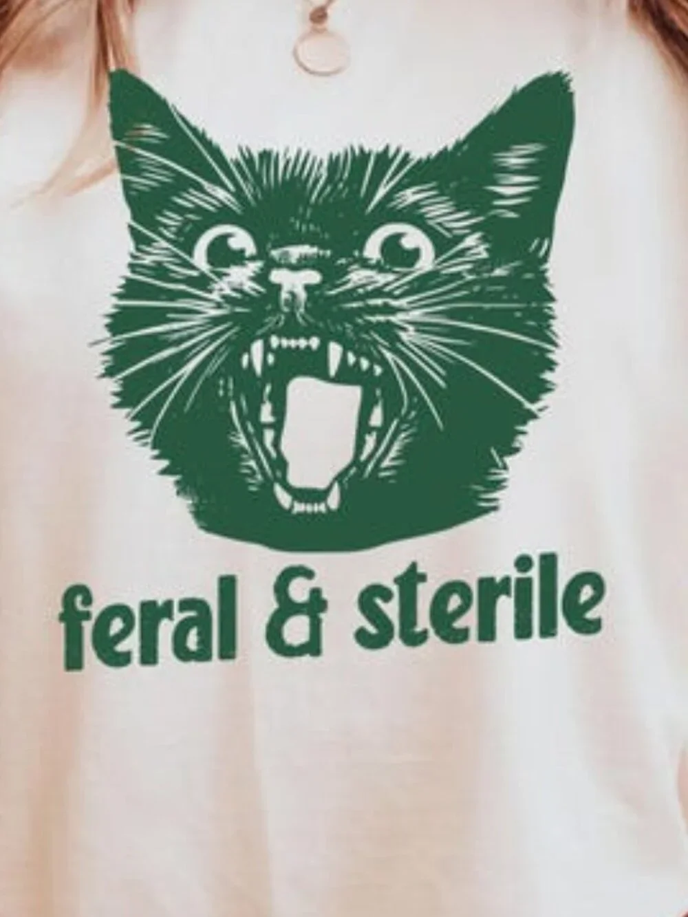 Funny Cat Shirt, Cat Lover Tee, Surgery Shirt, Feral Cat Tee - Picture 2 of 3